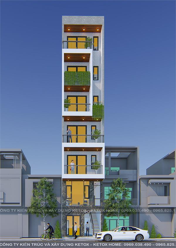 Nhà cho thuê kết hợp kinh doanh 7 tầng mặt phố
